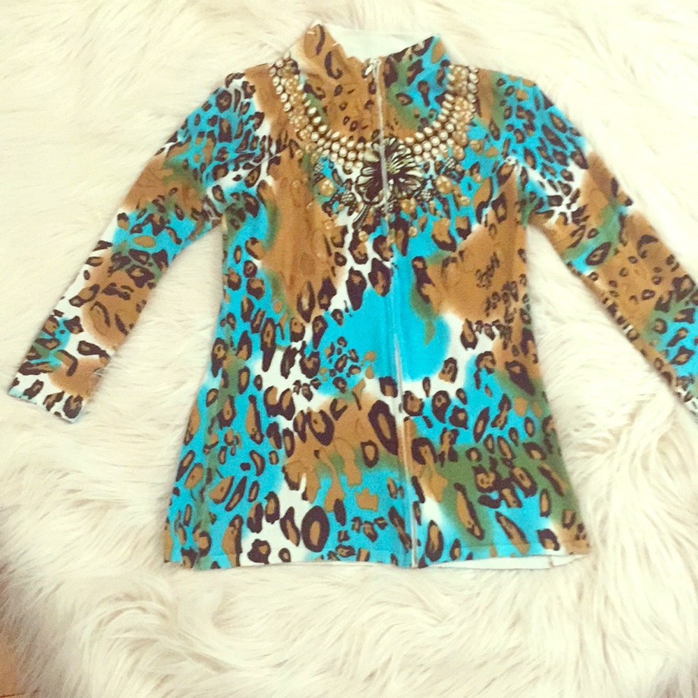 Leopard Muti color cardigan